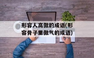 形容人高傲的成语(形容骨子里傲气的成语)
