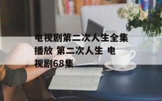 电视剧第二次人生全集播放 第二次人生 电视剧68集