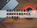 成语什么日什么里(填成语组市名来日方什么什么里淘金)