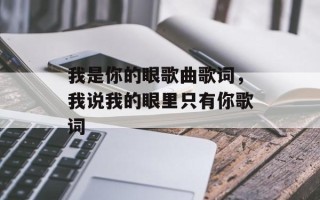 我是你的眼歌曲歌词，我说我的眼里只有你歌词