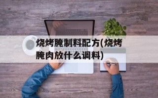 烧烤腌制料配方(烧烤腌肉放什么调料)