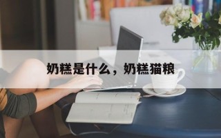 奶糕是什么，奶糕猫粮