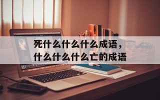 死什么什么什么成语，什么什么什么亡的成语