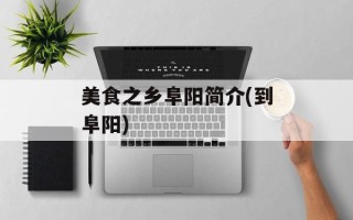 美食之乡阜阳简介(到阜阳)