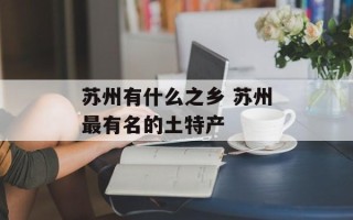 苏州有什么之乡 苏州最有名的土特产