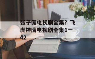 张子健电视剧全集？飞虎神鹰电视剧全集1一42