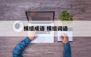 模组成语 模组词语