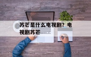 苏芒是什么电视剧？电视剧苏芒