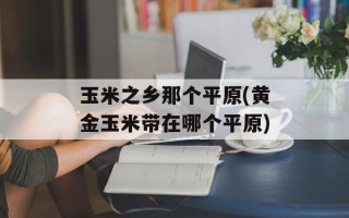 玉米之乡那个平原(黄金玉米带在哪个平原)