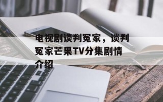 电视剧谈判冤家，谈判冤家芒果TV分集剧情介绍