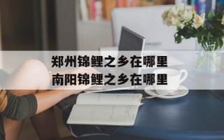 郑州锦鲤之乡在哪里 南阳锦鲤之乡在哪里