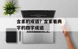 含素的成语？含素着两字的四字成语