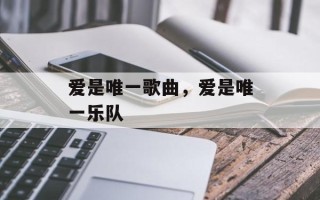 爱是唯一歌曲，爱是唯一乐队