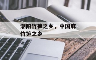潮阳竹笋之乡，中国麻竹笋之乡