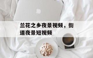 兰花之乡夜景视频，街道夜景短视频