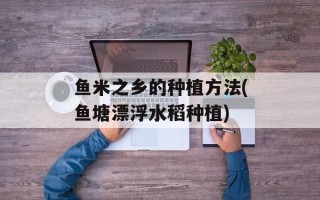 鱼米之乡的种植方法(鱼塘漂浮水稻种植)