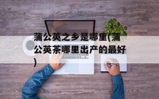 蒲公英之乡是哪里(蒲公英茶哪里出产的最好)