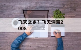 飞天之乡？飞天洞藏2008