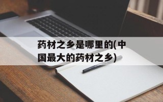 药材之乡是哪里的(中国最大的药材之乡)