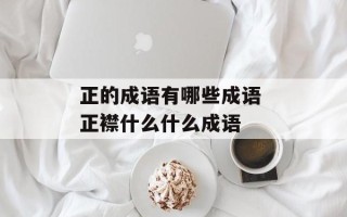正的成语有哪些成语 正襟什么什么成语