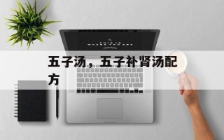 五子汤，五子补肾汤配方