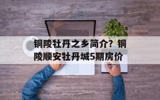 铜陵牡丹之乡简介？铜陵顺安牡丹城5期房价