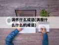满怀什么成语(满腹什么什么的成语)