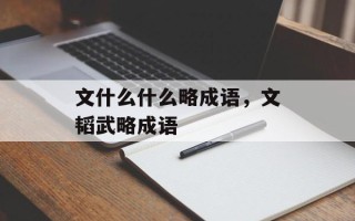 文什么什么略成语，文韬武略成语