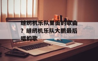 缝纫机乐队里面的歌曲？缝纫机乐队大鹏最后唱的歌