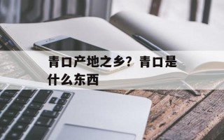 青口产地之乡？青口是什么东西