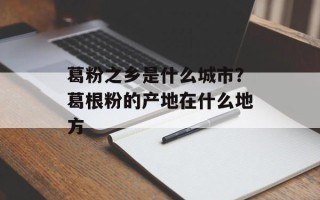 葛粉之乡是什么城市？葛根粉的产地在什么地方