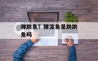 弹跳鱼？弹涂鱼是跳跳鱼吗