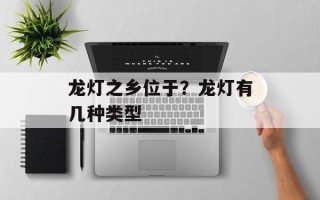 龙灯之乡位于？龙灯有几种类型