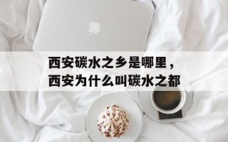 西安碳水之乡是哪里，西安为什么叫碳水之都