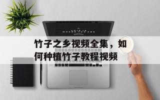 竹子之乡视频全集，如何种植竹子教程视频