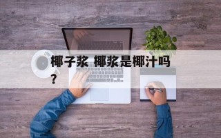 椰子浆 椰浆是椰汁吗？