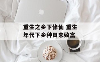重生之乡下修仙 重生年代下乡种田来致富