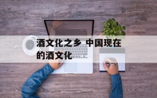 酒文化之乡 中国现在的酒文化