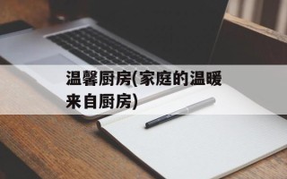 温馨厨房(家庭的温暖来自厨房)