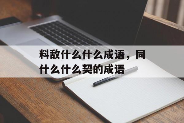 料敌什么什么成语，同什么什么契的成语-第1张图片-