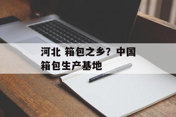 河北 箱包之乡？中国箱包生产基地-第1张图片-